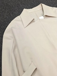 Шифонска блуза на пертлање са патцхворк-ом