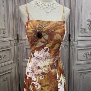 Printed Floor Length Best Elegant Dress Ladies Factories