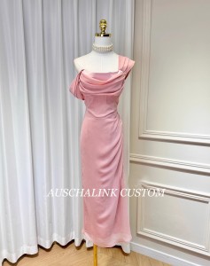 Satin Silk ODM Wrap Evening Dress Supplier