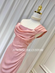 I-Satin Silk ODM Wrap Evening Dress Supplier