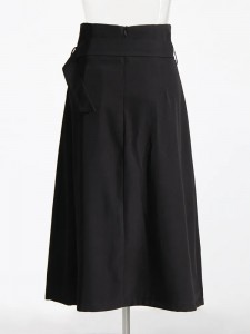 Nalipay nga Pstchwork Belt Casual Custom Skirts