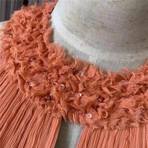 مصنع فساتين الصين زائد الحجم الديكور الحرير
