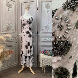Silk Printing Tuam Tshoj Plus Loj Dresses Exporter