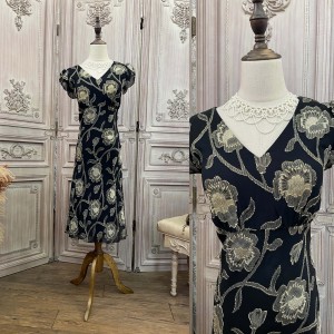 Silk Printing Discount Dresses Women Lady Elegant