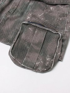 Hersteller von Patchwork-Jeansröcken mit Schnürung und Camouflage-Muster