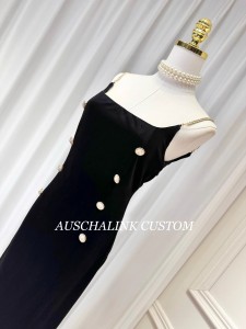 Золотое бархатное платье с разрезом ODM компании по производству вечерних платьев с запахом