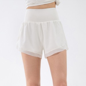 ກິລາອອກກຳລັງກາຍ Yoga Quick Dry Fake Shorts two Piece Shorts