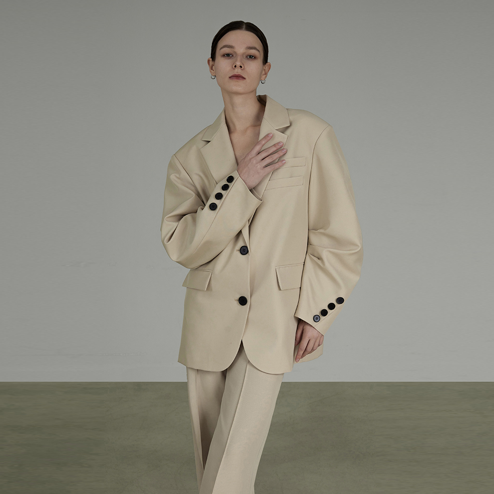 Γυναικείο κοστούμι επαγγελματικό blazer σε χρώμα Lemongrass