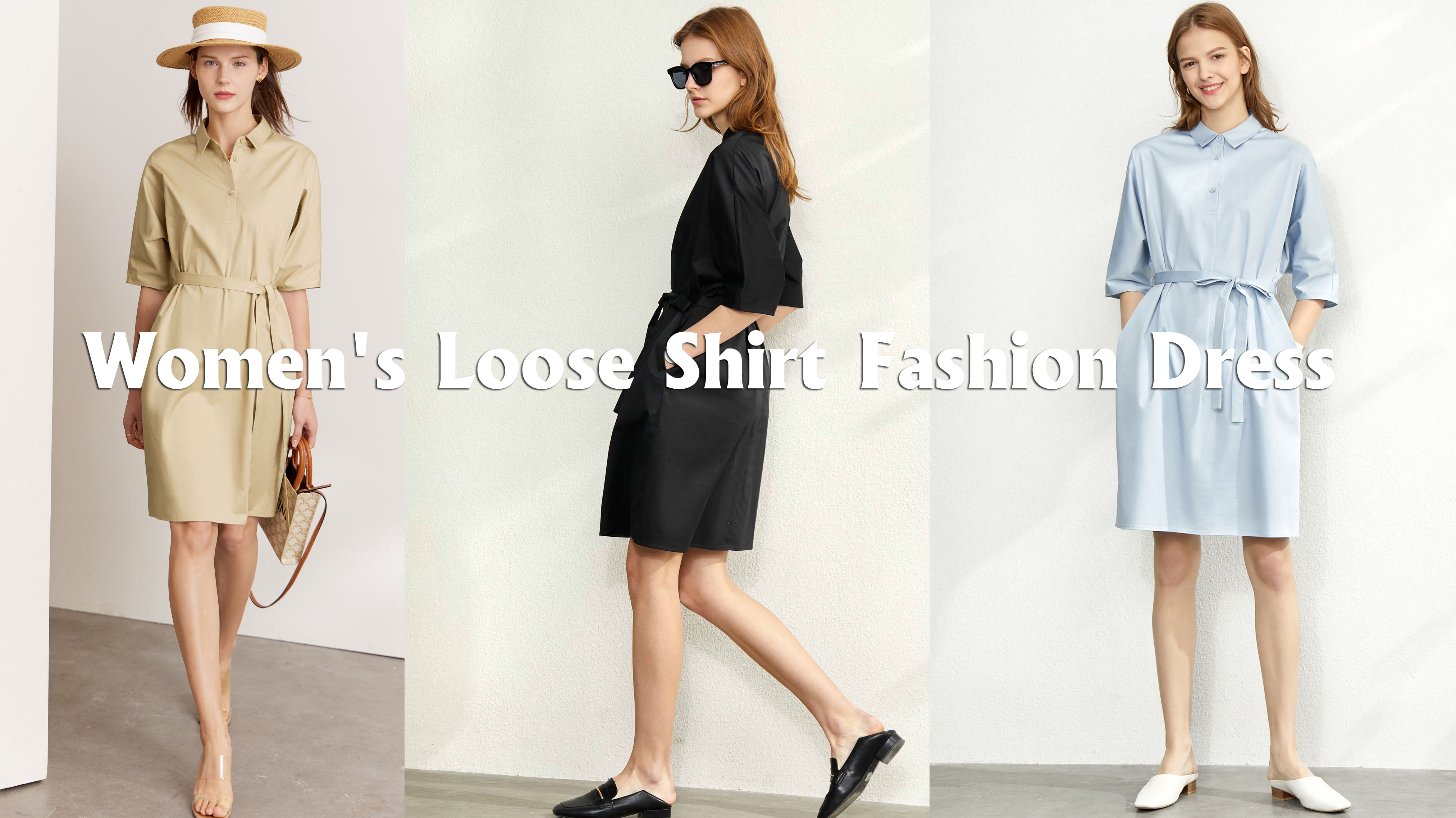 Maßgeschneiderte Damen-Lose-Hemd-Modekleid-Hersteller aus China |Auschalink