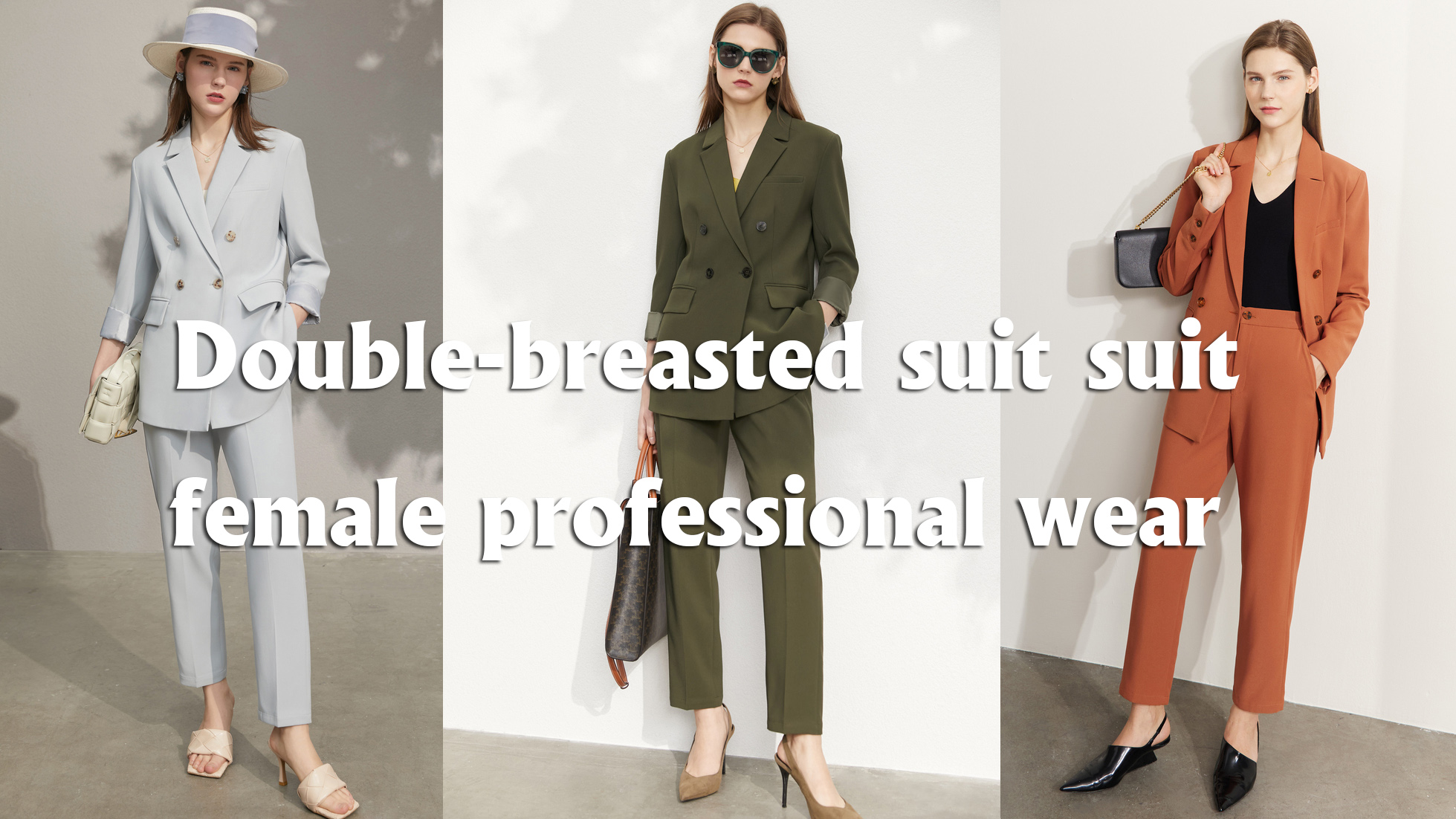 Vysoce kvalitní dvouřadý dámský profesionální oděv