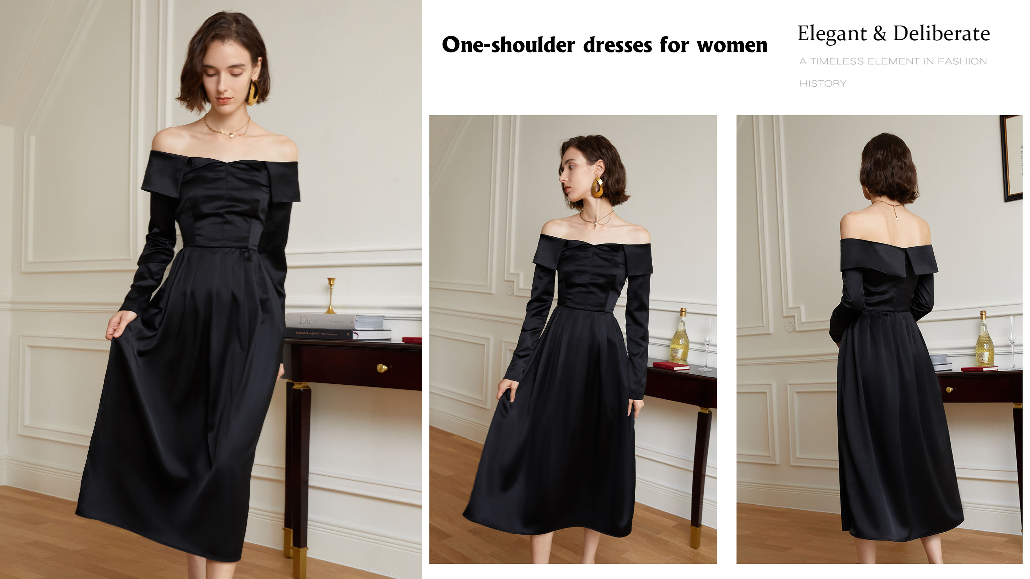 Квалитетни женски фустани со едно рамо Производител |Аушалинк