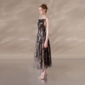 Embroidered Elegant High End Custom Dress