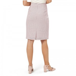 Elegante falda corta de trabajo de oficina para dama