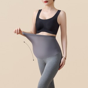 Клин Памучни панталони за бременни с голям размер