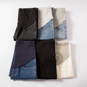 Арнайы қарындаш белге арналған джинсы декреттік киім