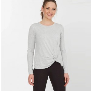 Organic Cotton Long Sleeve Maternity Top For Ladies