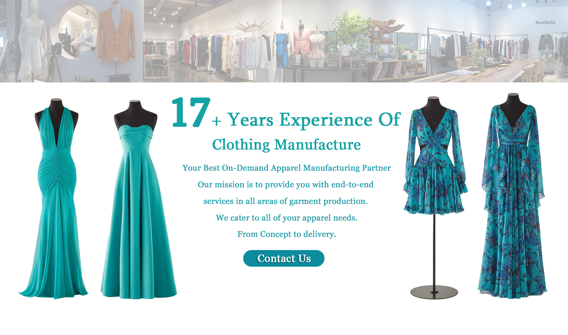 18+ Years Experience Of Clothing Manufacture