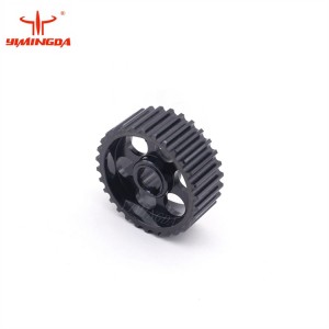 Vector Cutting Machine 128047 Black Pulley Gear Spare Parts For Fashion Cutter