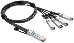QSFP+ 40Gb/s to 4SFP+ Direct Attached Cable