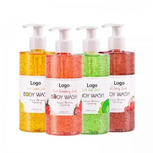 2019 engrospris OEM Private Label Shower Gel Whitening Deep Cleaning Body Wash