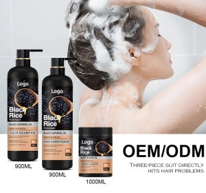 Black Rice mitrinošs pretblaugznu šampūns melnajiem matiem