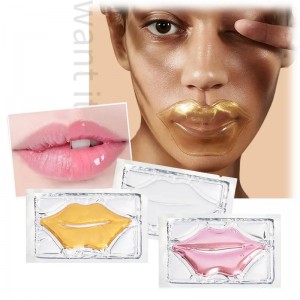 100% Original OEM Private Label Collagen Crystal Hydrogel Lip Mask