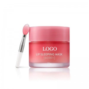 Drėkinanti vitamino C kaukė Vegan Natural Lip Oil Collagen Pink Sleeping Lip Mask