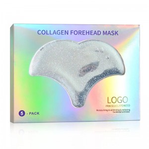 Anti Wrinkle Glitter Crystal Collagen Mask ya paji la uso