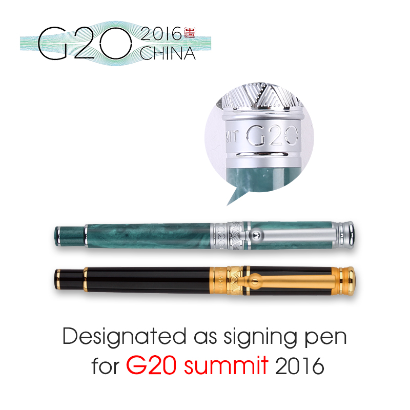 G20 Summit Advanced Customized Gel Pens for Business Manager