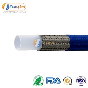 Fixed Competitive Price Covered Ptfe Hose - Dacron Cotton Exterior Stainless Steel Braided PTFE Hose|BESTEFLON – Besteflon