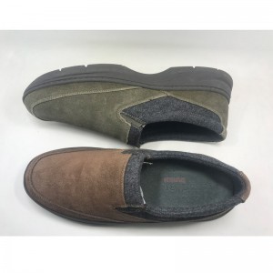 Pánské semišové mokasínové pantofle kožené boty sálové pantofle