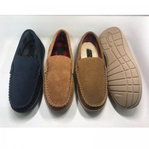 MENS COWSUEDE VENETIAN MOACCASIN SLIPPER MENS SHOES LEATHER SLIPPER