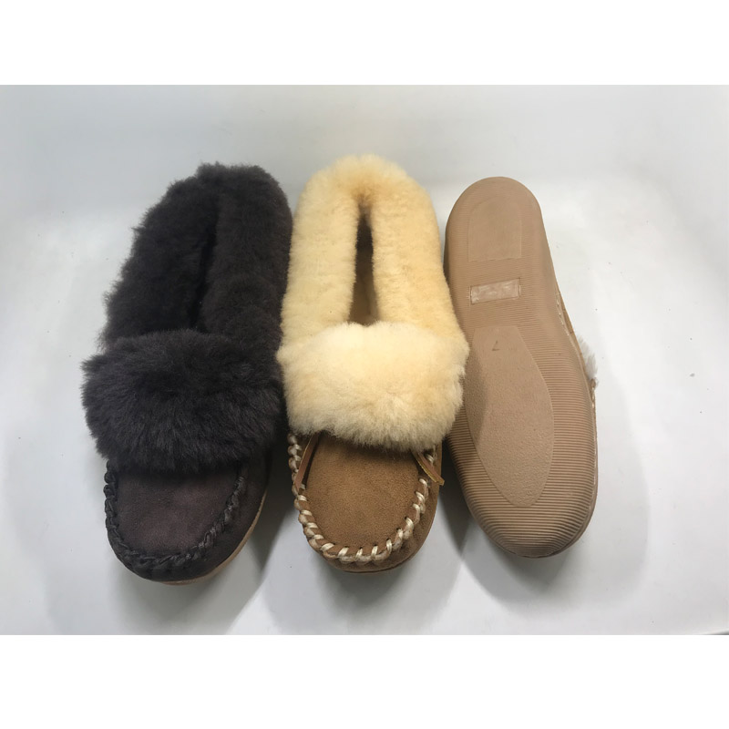 Fafine's Cozy double face shearling pa'u Slippers