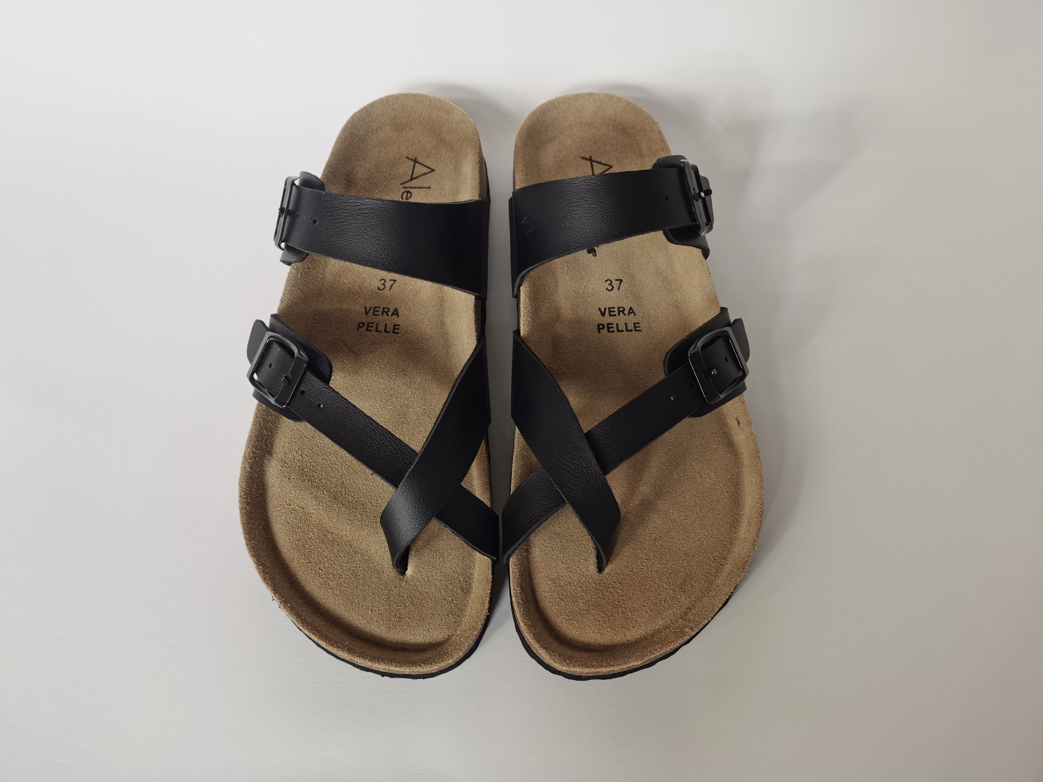EVA Cork Outsole Sandals Jinan bo Beach û Outdoor Mic Fiber Material Fashion PU