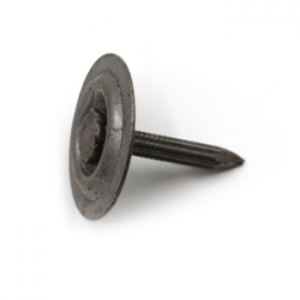1 ″ Electro Galvanized Ring Shank Round Square Metal Cap Misomali