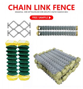 Barato nga Presyo nga Hot Dipped Galvanized Chain Link Fence Para Ibaligya