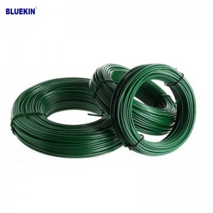 30m Green Soft PVC капталган Garden Wire