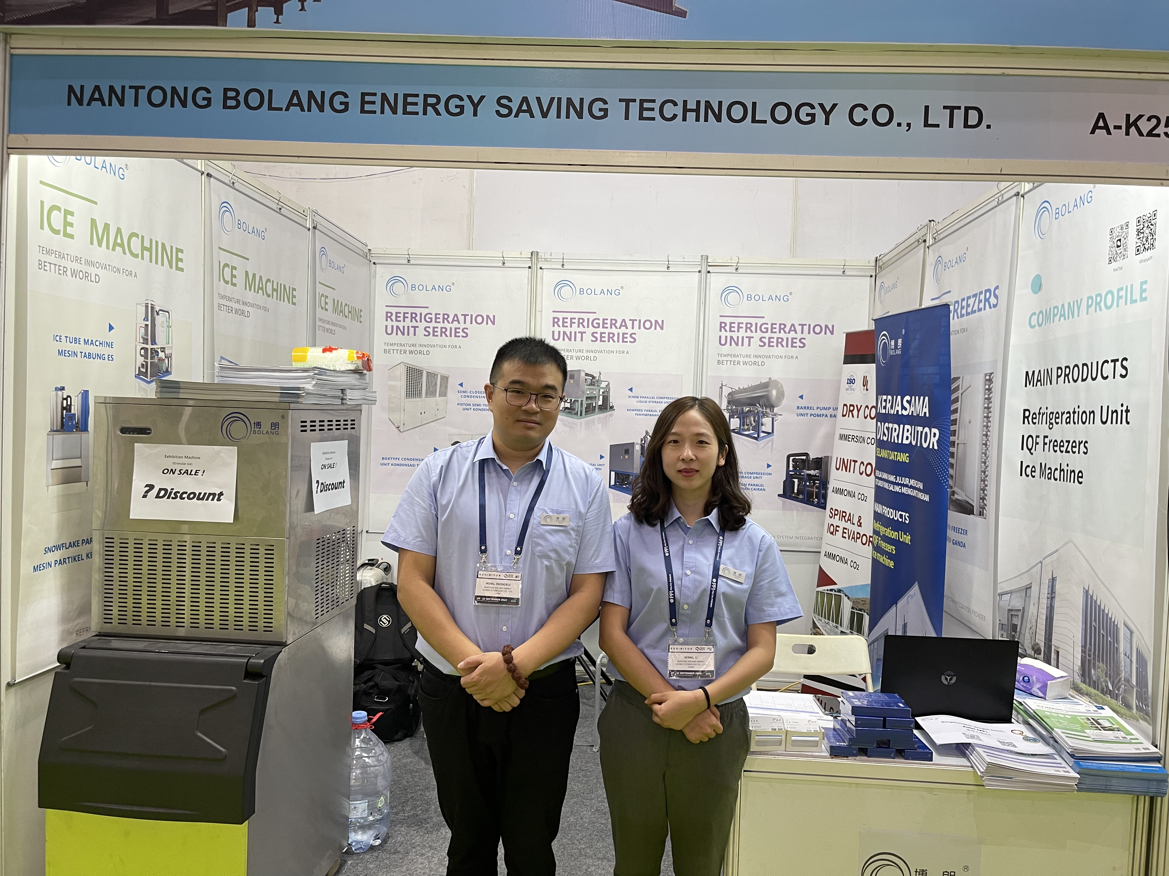 BOLANG-Vårt firmas deltakelse i denne "Refrigeration &HVAC Indonesia 2023" kom til en vellykket avslutning!