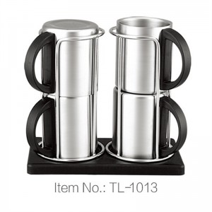 One of Hottest for Wheat Coffee Cup - Gift Slim 220ml stainless Coffee Travel Mug – Jupeng