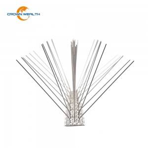 OEM China Metal Garden Bird Spike -
 GKSS-87 Stainless Steel Bird Spikes for Pigeons and Other Small Birds – Crown