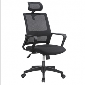 Model 5002 Ergonomic office chair with adjustable headrest and lumbar support