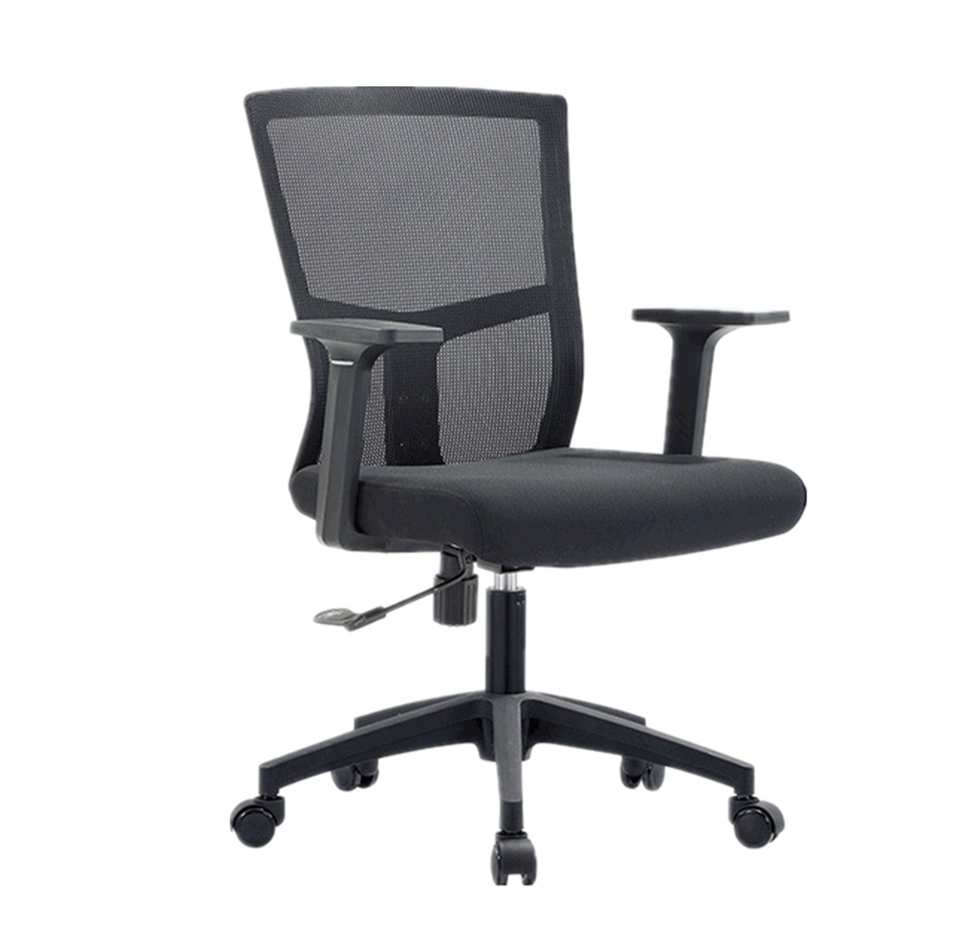 Mudel 2014 keskmise seljatoega tool on kujundatud inimesele suunatud ergonoomilise esiletõstetud pildiga
