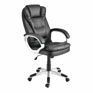 Modèle : 4033 Chaise d'Office à bascule en cuir PU à dossier grand et haut