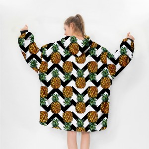 Pakyawan 100% Polyester fabric Pineapple pattern blanket winter warm pampalapot sofa blanket