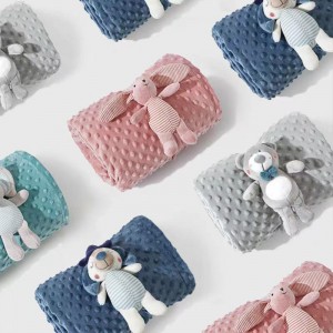 နည်းပညာအသစ်ဖြင့် သက်တောင့်သက်သာရှိသော ဖိထားသော Foam Velvet Baby Blanket