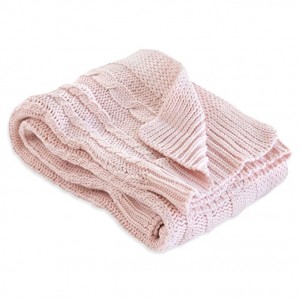 Simbut Cable Knit, Baby Nursery & Stroller Blanket, 100% Katun Organik, 30″ x 40″