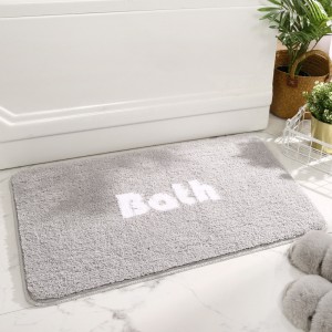 Nytt hjem bad sklisikker gulvmatte teppe baderomsdør absorberende fotpute hjemmetoalett dørmatte
