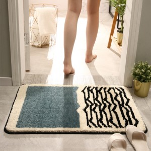 Впитывающие напольные коврики для ванной комнаты, домашняя дверь в ванную комнату, нескользящие коврики, дверные коврики