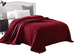 Samt-Flanell-Fleece-Plüsch-Bettdecke in King-Size-Größe als Tagesdecke/Decke/Bettdecke, weich, leicht, warm und gemütlich