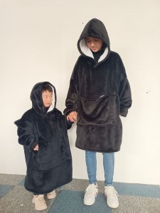 Բաժնետոմս Մանկական պուլովերներ ծույլ հեռուստացույցի վերմակներ Բացօթյա եղանակի համար նախատեսված hoodies կրելու վերմակներ